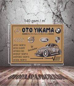 Resim kraftpark 35x50 cm 140gr/m2 500 Adet Kraft Oto Paspas Kağıdı 