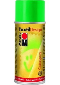 Resim Marabu Textil Design Akrilik Bazlı Sprey Kumaş Boyası Yeşil 150 M 