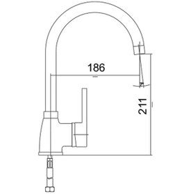 Resim venezia Kroma Serisi Mat Siyah Mutfak Evye Bataryası 