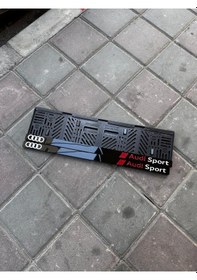 Resim 3d Kabartmlı Audi Sport Pleksi Plakalık 
