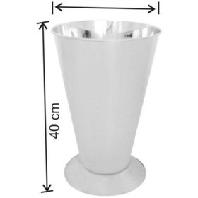 Resim Arı Metal 1909 Krom Kaplama Şemsiyelik Umbrella Kapalı 