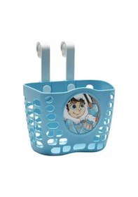 Resim Xbyc 1689 Çocuk Bisikleti Ön Sepet Plastik 16-20 Jant Uyumlu Bisiklet Sepeti Mavi 