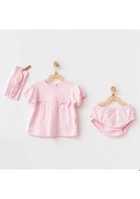 Resim Andywawa AC21799 Milly Ballet 3'Lü Bebek Takım Pink Pembe 