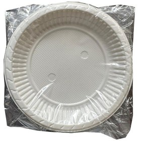Resim Tek Kullanımlık Plastik Tabak - 19 Cm. - 10 Adetlik 3 Paket 