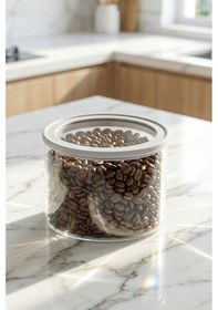 Resim Mirage Borosilikat Cam Kavanoz Gri - 750 Ml Gri 