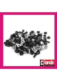 Resim Lande Kabin Vidası Kafes Somun 1 Set 50 Adet (Vida. Somun. Pul) 