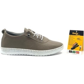 Resim Forex Dr.tavsiyeli %100 Hakiki Deri Comfort Kadın Ayakkabı Gri 