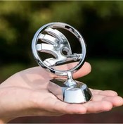 Resim Topshop1 1pc 3d Alaşım Elektrokaplama Skoda Kodiaq Octavia A7 A8 A5 Yeti Fabia 2 Superb 3 Kodiak Rapid Karoq Kamiq Kaput Rozeti Silvery 