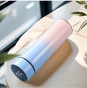 Resim Willowhaven Akıllı Tek Dokunuş Termos 500ml Gradient Mavi Seyahat Sıcak Soğuk 