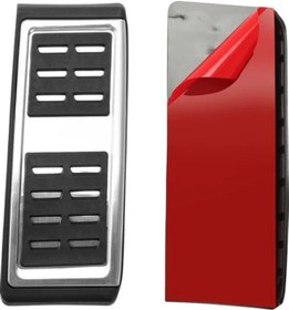 Resim Dashanshop Volkswagen Vw Golf 7 Mk7 Seat Ibiza Ateca Audı A1 Skoda Fabia Paslanmaz Çelik Gaz Fren Pedal Kapağı 
