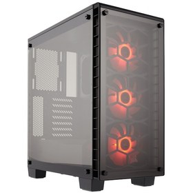 Resim Corsair Crystal Series 460X CC-9011101-WW RGB Mid-Tower Bilgisayar Kasası Siyah 