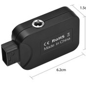Resim Pazly V-mount Pil İçin Çoklu Güç Çıkışlı D-tap Adaptör - Siyah, 6.2x3.5x1.5cm, Usb 5v/2.1a + Dc 8v/3a 