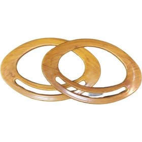 Resim Çanta Sapı Oval Açık Kahverengi 18 cm 
