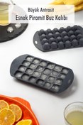Resim Depa Büyük Antrasit Piramit Buz Kalıbı (13*24*2 cm) 