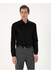 Resim Pierre Cardin Erkek Siyah Gömlek Basic 50305127-vr046 Siyah 