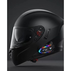 Resim Sbusshop Yeni Nesil Bluetooth 5.3 Motosiklet Intercom Rgb Işıklı 1000M Mesafeli - SB001M-48U071 