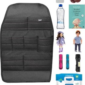 Resim Bod Ecolux Serisi Taytüyü Araba Oto Koltuk Arkası Eşya Düzenleyici Araç İçi Organizer Siyah 