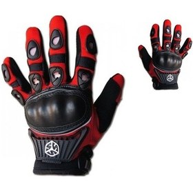 Resim Scoyco MC14 Yazlık Korumalı Motosiklet Eldiveni Kırmızı - Siyah 