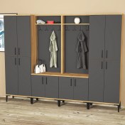 Resim Kalender Dekor Rose-1-1-4-4 Portmanto Vestiyer Ayakkabılık RS06 