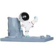 Resim Ganzhoushop Çok İşlevli Astronot Kalemlik Astronot Kalemlik Uzay Adamı Figür Standı 