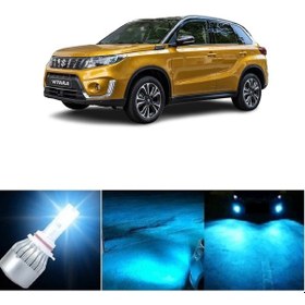 Resim Suzuki Vitara Buz Mavisi Led Xenon Sis Farı Ampulü H11 8000k 