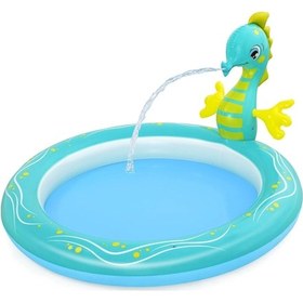 Resim Bestway Deniz Atı Fıskıyeli Havuz Çok Renkli 