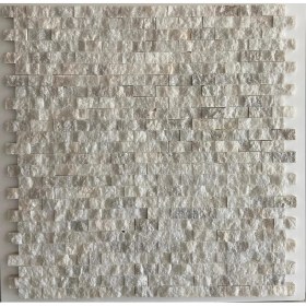 Resim Mermer Beyaz Traverten Patlatma Doğal Taş Duvar kaplama 