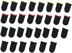 Resim PAMENET 30 Pcs Finger Cover for Gaming Thumb Cover Mobile Gaming Sweatproof Breathable Game Controller Finger Cover Set for PUBG 