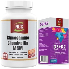 Resim Glucosamine Chondroitin Msm Boswellia 180 Tablet Vitamin D3 K2 20 Ml 