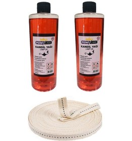 Resim 2 Adet Kırmızı Kandil Yağı Kokusuz Dumansız Iç Mekan Gaz Lambası 