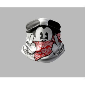 Resim Motorcu Buff Maske Outdoor Boyunluk Unisex Bandana Siyah 