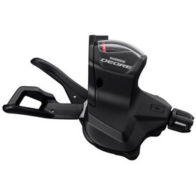 Resim Shimano Deore SL-M6000-II 2-3 Vites Göstergesiz Bisiklet Sol Vites Kolu Siyah 