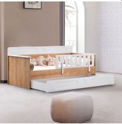 Resim Yavrulu Karyola, Flora Yavrulu Montessori Karyola - Ceviz 