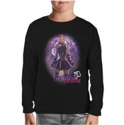 Resim Ariana Grande Siyah Çocuk Sweatshirt 