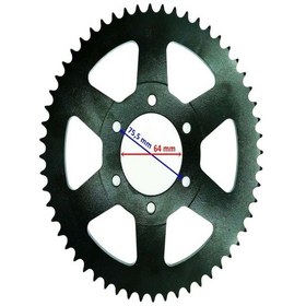 Resim Cross Cross 200 Arka Dişli Ramzey 428-56T Iç 64 Mm 6 Delikli Öm 