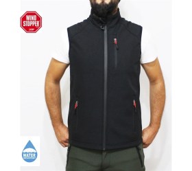Resim Mudwill Softshell Erkek Yelek-Siyah 