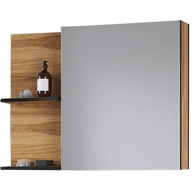 Resim Denko Piramit 90 Cm Banyo Dolabı Üst Modül, Dolaplı Ayna Çok Renkli 