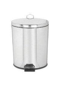 Resim Palex Krom Pedallı Çöp Kovası 20 Litre Gri 