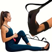 Resim Çok Fonksiyonlu Ayak ve Baldır Kayışı, Yoga Esneme Bandı, Bacak Desteği, Açıldı Tendon Desteği, Kas Rahatlatma Esneme Kemeri 