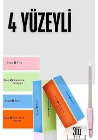 Resim Modacar 4 Yüzeyli Törpü Ve Parlatma Blok Sünger 3 Lü Set 