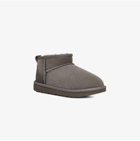Resim Ugg Classic Ultra Mini Çocuk Gri Bot Düz 1130750k Gri 
