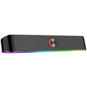 Resim DHE-6003 Kablolu Soundbar Hoparlör RGB Oyuncu Işıklı Touch 