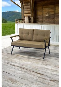 Resim PiLocco Demonte Metal İkili Bahçe Mobilyası Sarı 60 x 120 Sarı 