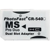 Resim Tf Ms Memory Stick Pro Duo Adaptör Kart Okuyucu Psp Sd Kart Dönüştürücü Sony Dual Slot 