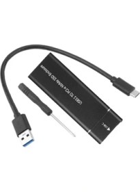 Resim Keepro USB 3.1 Pci-E Bağlantılı Nvme SSD Kutusu M2 Boyutunda Harici HDD & DVD Kutusu 