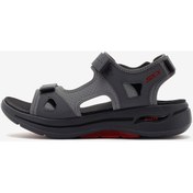 Resim Skechers Go Walk Arch Fit Sandal - Mission İi Erkek Gri Sandalet 229064 Ccrd Gri 