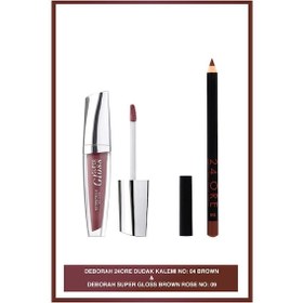 Resim 09 Super Gloss + Deborah 24 Ore Dudak Kalemi No : 4 Brown Diğer 
