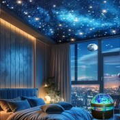 Resim 1 adet renkli dönen sihirli projeksiyon atmosfer lambası, USB arayüzü, renkli ışıklar, gece lambaları, oda LED ışıkları, peri ışıkları, ev dekorasyonları, USB lambalar, aydınlatma, mezuniyet hediyeleri, yatak odaları, oturma odası süslemeleri, tatil hediyesi, parti partileri, mutlu doğum günleri ve diğer sahneler için, bilgisayar aksesuarları, çevre birimleri 
