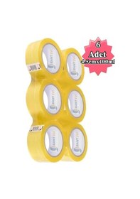 Resim Bant Evi Koli Bandı Şeffaf 6 Adet 45 MM x 100 M 