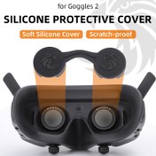 Resim Goggles 2/3 VR Uçuş Gözlükleri Göz Pedleri için Yedek Koruyucu Kapak, Çizilme ve Toz Geçirmez, DJI Avata 2 Aksesuarları ile Uyumlu 